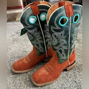 Buck & Brana Darla Leather Cowgirl Boots - Size 6 - New With Tags - Color: Rust